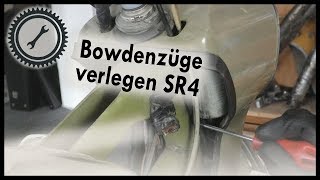 Bowdenzüge verlegen  Simson SR4 Habicht Star Sperber Tutorial [upl. by Ambrose650]