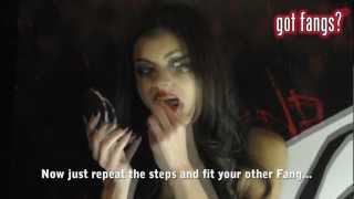 Scarecrow Fangs HOW TO w LeeAnna Vamp  Got Fangs [upl. by Spragens]