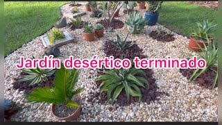 jardín desértico terminado  mini tour [upl. by Yojenitsirk]