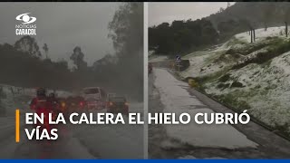 Fuertes lluvias en La Calera Cundinamarca y en Bogotá generaron caos [upl. by Lillywhite]