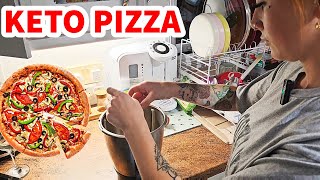 ROBIMY KETO PIZZE luźny vlog z kuchni keto pizza gotujemy [upl. by Frida899]