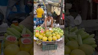 Must try Pomelo Crazy Fruit Cutting Skills [upl. by Newsom]