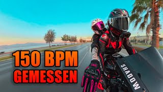 Erster Wheelie als Sozia  BYKMotovlog [upl. by Camm747]