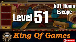 501 Rooms Escape Game Level 51  walkthrough Lets play KingofGames110 gaming viral [upl. by Bat]