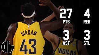 Pascal Siakam Highlights  Hornets vs Pacers  8th Nov 2024 [upl. by Teerpnam]