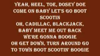 Brooks and Dunn Boot Scootin Boogie Lyrics [upl. by Ellenwad804]