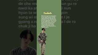 Suga  Daechwita Rap Lyrics💜 suga rap songlyrics viral [upl. by Ybhsa]