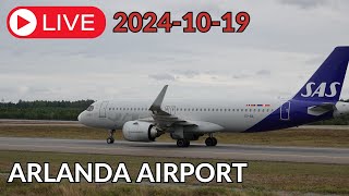 LIVE Stockholm Arlanda Airport Plane Spotting ESSAARN 15112024 arlandaairport arlanda [upl. by Yoj]