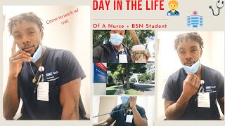 Day in the Life  Nurse  BSN student [upl. by Bullough402]