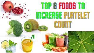 Top 8 foods to increase platelet count naturally [upl. by Siraval]