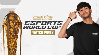 Esports World Cup  Watch Party  PAHADI GAMER Live  Free Fire Max [upl. by Jarid]