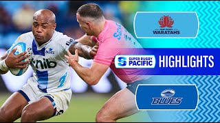 Super Rugby Pacific 2024  Waratahs v Blues  Round 4 Highlights [upl. by Antone369]