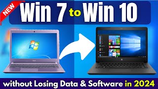 in 2024 Upgrade Windows 7 to Windows 10 without Losing Data for FREE [upl. by Jaeger]