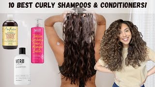 10 Shampoo amp Conditioners for CurlyWavy Hair Drug store and High End Options [upl. by Isolda]