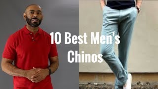 10 Best Mens Chinos  Best Mens Khakis [upl. by Schwab]