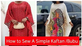 Easiest way to Sew A Simple Kaftan on YouTube [upl. by Tab]