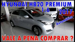 Avaliação  HB20 Premium 2017 [upl. by Fafa329]