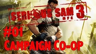 Lets Play Serious Sam 3 CoOp part 1  Campaign blind [upl. by Ahsitnauq]