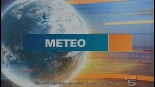 Canale 5  Meteo  Domenica 8 Febbraio 2009 HD72050p [upl. by Oppen]