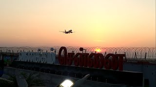 SpiceJet Takeoff  Sunset View  Part 14  Chennai Airport  Plane Spotting MAAVOMM [upl. by Ahsened]