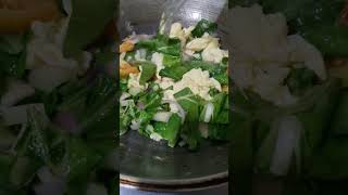 Pechay with egg ilovecookingforfamily familycooking food recipe pinoyfood makefoodeasy [upl. by Alys]