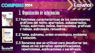 Español  Tema 2 al 23  COMIPEMS 2024 [upl. by Annawad644]