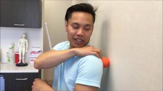 Lacrosse Ball for Rotator Cuff Care [upl. by Yeslek207]