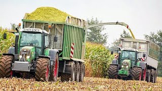 CLAAS JAGUAR 990  Krone Big X 700  Fendt Traktoren  Maishäckseln  AgrartechnikHD [upl. by Rooker50]