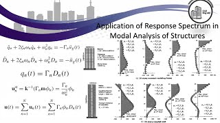 جلسه هشتم آموزش اصول مهندسی زلزلهاستفاده از طیف پاسخ در سازه های چند درجه آزادی [upl. by Oicnerual]