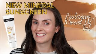 NEW IN  Neutrogena Purescreen Mineral UV Tint SPF Review [upl. by Airetnuhs]