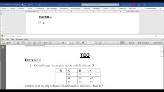 TD 3 Exercice 1  DF et axiomes darmstrong [upl. by Jestude]