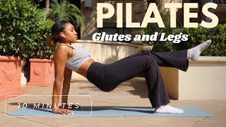 Glutes and Leg Pilates Workout 10 minutes [upl. by Notfol725]