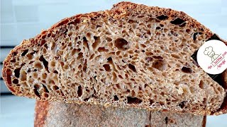 Pane ai 7 cereali da grano tenero 1 decorticato InCucinaConAmojà [upl. by Amoritta272]