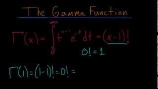 The Gamma Function why 01 [upl. by Aim693]