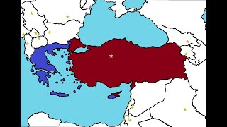 The TurkicGreek war of 2014 AltHistory [upl. by Auqkinahs]