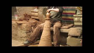 Avanos Turkey pottery artisan includes video of pottery making on wheel [upl. by Farland948]