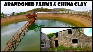 Abandoned Farmsteads amp Kaolin China Clay Washery amp Disused Quarry Cornwall [upl. by Enitsenrae]