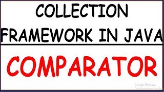 COMPARATOR IN JAVA WITH EXAMPLE [upl. by Yatnuhs]