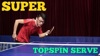 Learning Incredible Hook Serve Super Topspin [upl. by Billen]