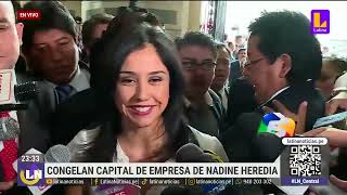 Nadine Heredia embargan capital de su empresa de repostería por caso Gasoducto Sur [upl. by Alimhaj]