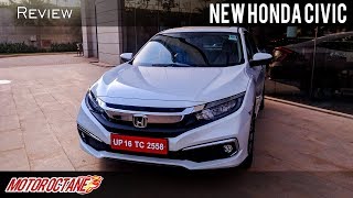 Honda Civic 2019 India Review  Hindi  MotorOctane [upl. by Lafleur]