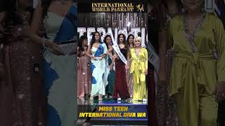 Congratulations to Mithra Miss Teen International Diva WA at International World Pageant Washington [upl. by Yrtua]