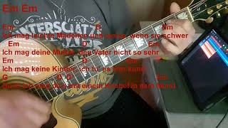 LindemannRammstein  Knebel  Akustik Cover Text und Akkorde [upl. by Fairweather]