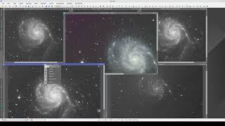 Processing Example M101 HaLRGB I [upl. by Helsa]