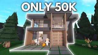 Building a Bloxburg House Using Only 50K [upl. by Laenej934]