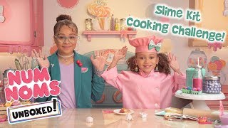 UNBOXED  Num Noms  Season 4 Episode 1 Slime Kit Cooking Challenge [upl. by Iglesias]