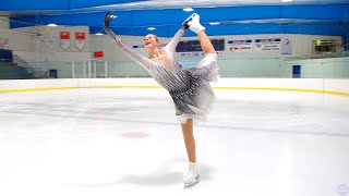 Khloe Felton skates to quotEleanor Rigbyquot by Cody Fry  2024 Junior Solo Free Dance [upl. by Emirac]