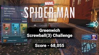 Greenwich Screwball Challenge  Score of 68055  Spiderman PS4 [upl. by Nus]