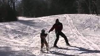 Standup Skiing with Angelmans Syndrome child [upl. by Malca]