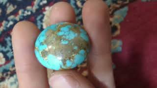 Natural Persian Turquoise Gemstone [upl. by Suirred]